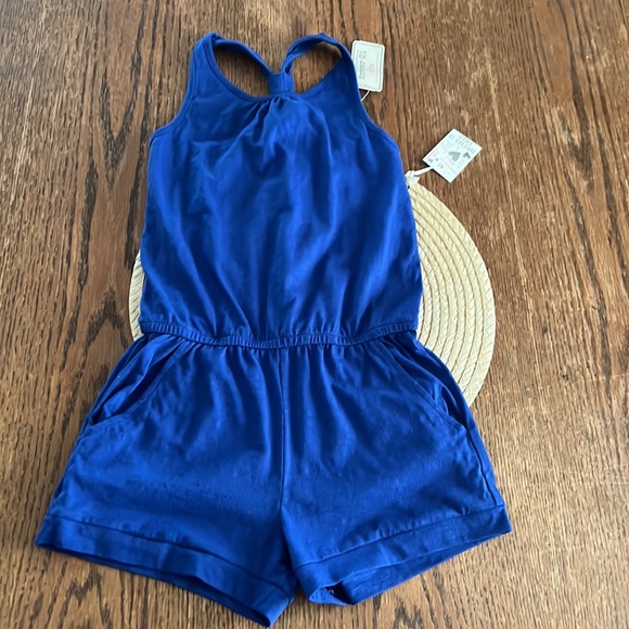 Forever21 Girl Royal Blue Romper Size 5/6 - Picture 1 of 4